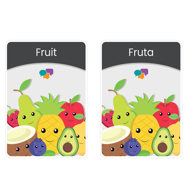 Fruit/ Fruta Spanish/ English - Flashcards