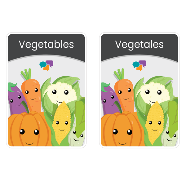 Vegetables Spanish/ English - Flashcards