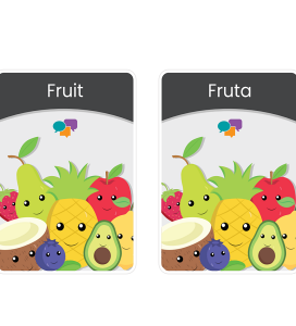 Fruit/ Fruta Spanish/ English – Flashcards